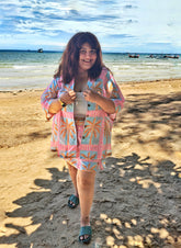 The palm Shirt Skirt co-ord.