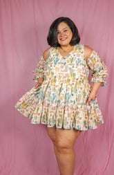 Cactus Flare Dress with or without sleeves
