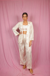 Faces 3 piece silk set