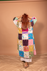 Zero waste patchwork jacket