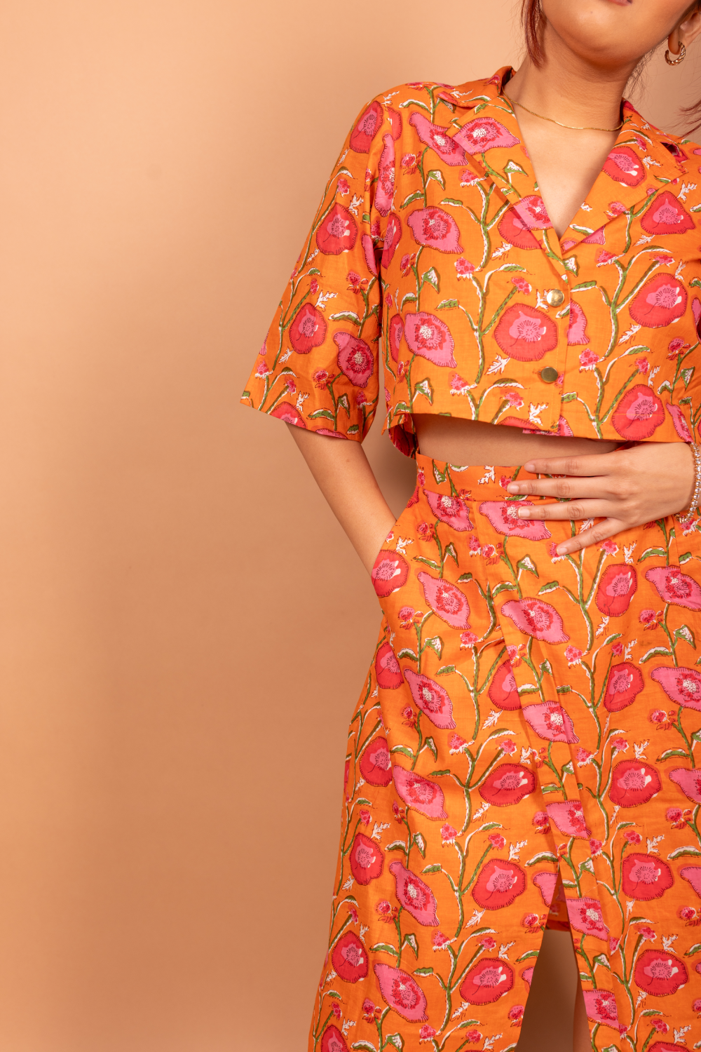 Bloom wrap skirt