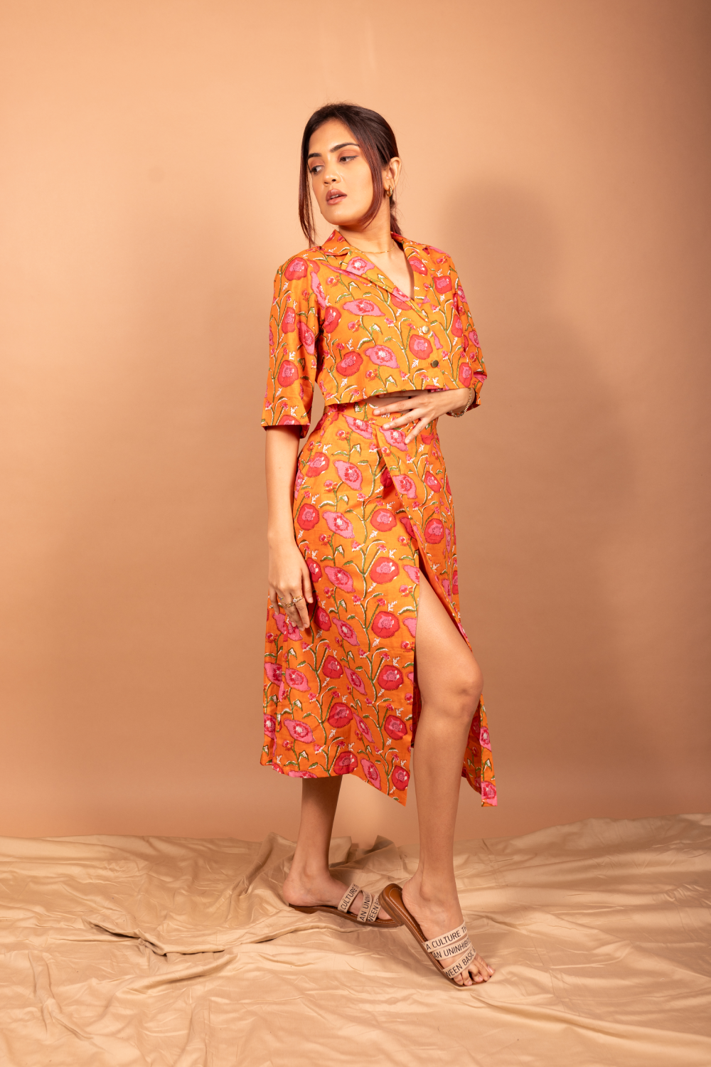 Bloom wrap skirt