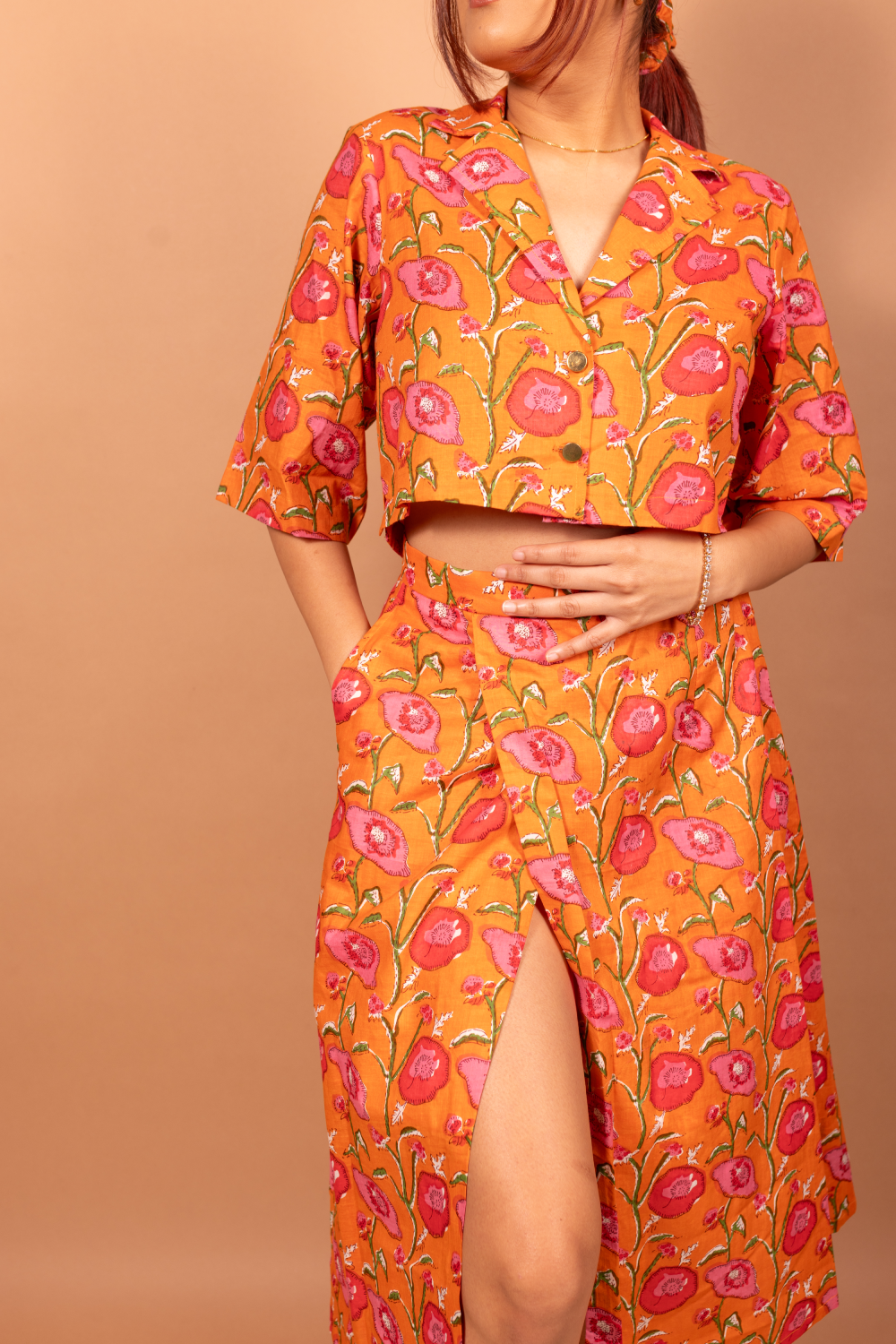 Bloom wrap skirt