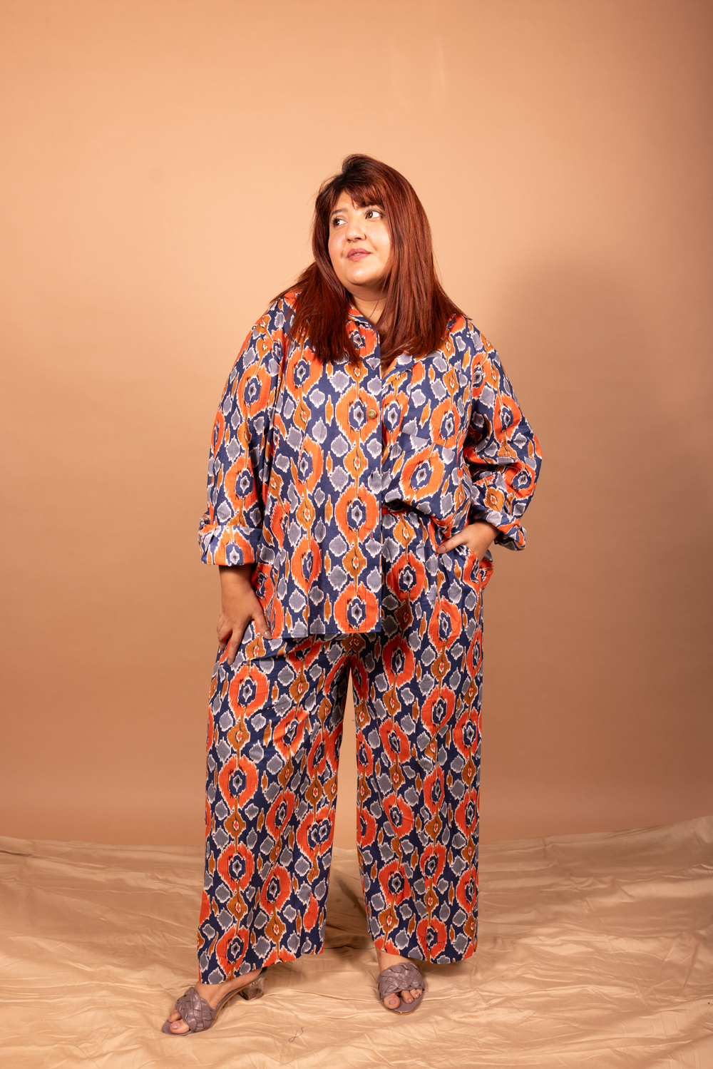 Kaleidoscope full shirt co-ord set