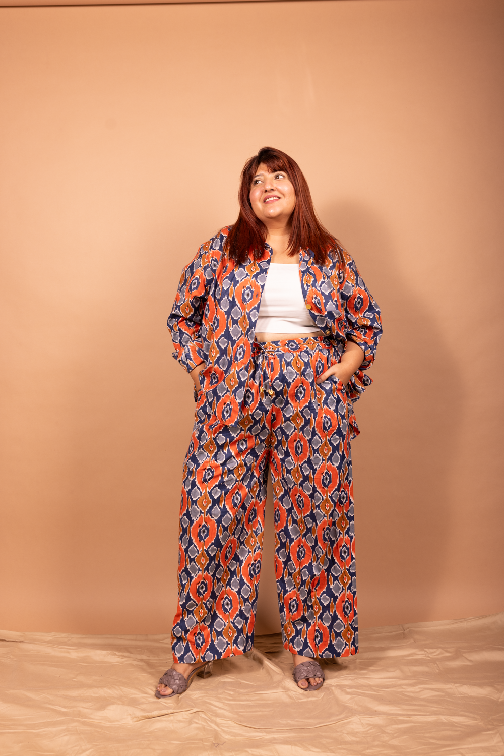 Kaleidoscope full shirt co-ord set