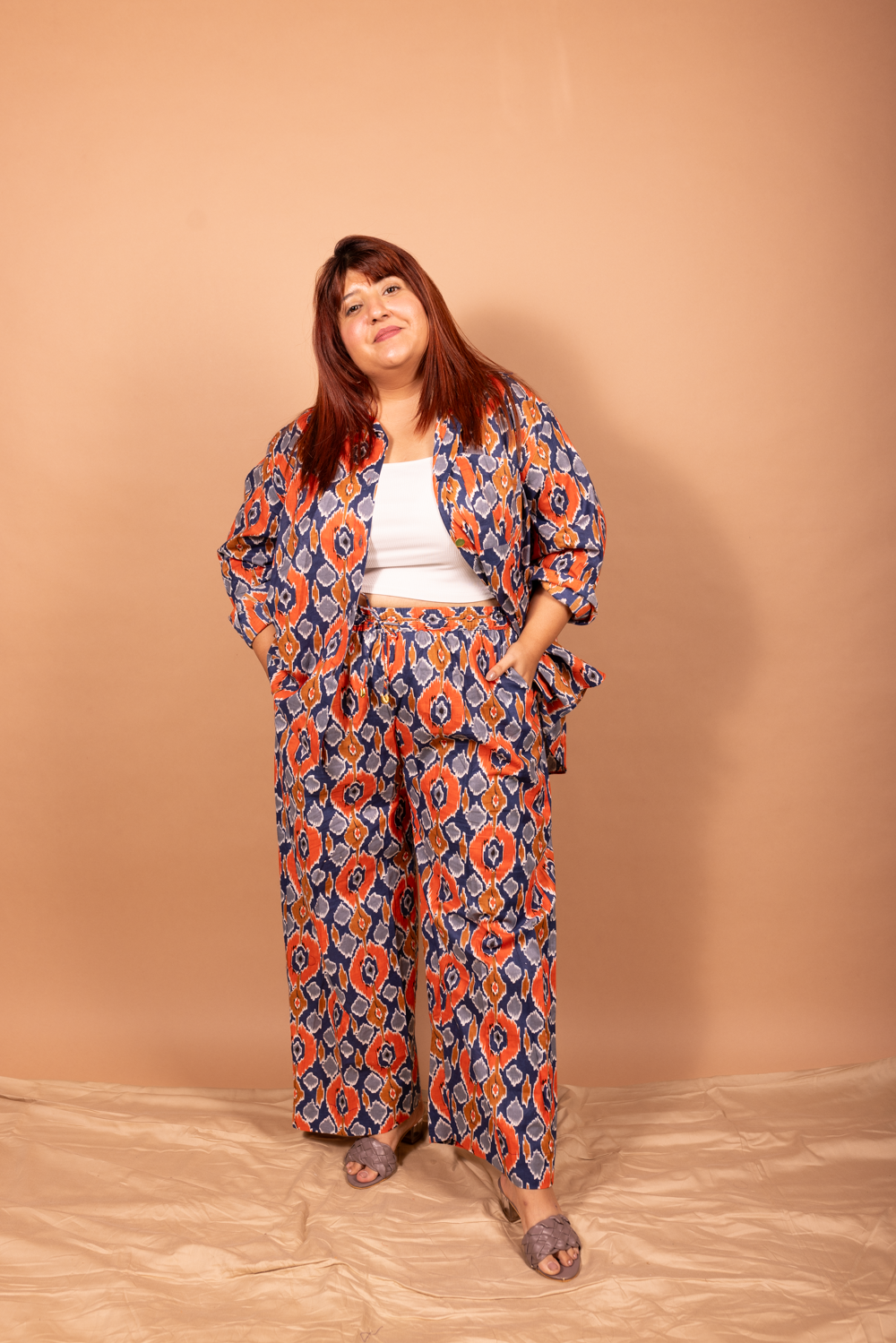 Kaleidoscope full shirt co-ord set