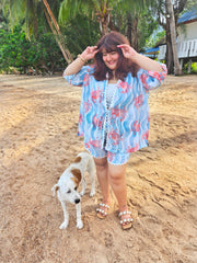 Crab tieup top Shorts co-ord
