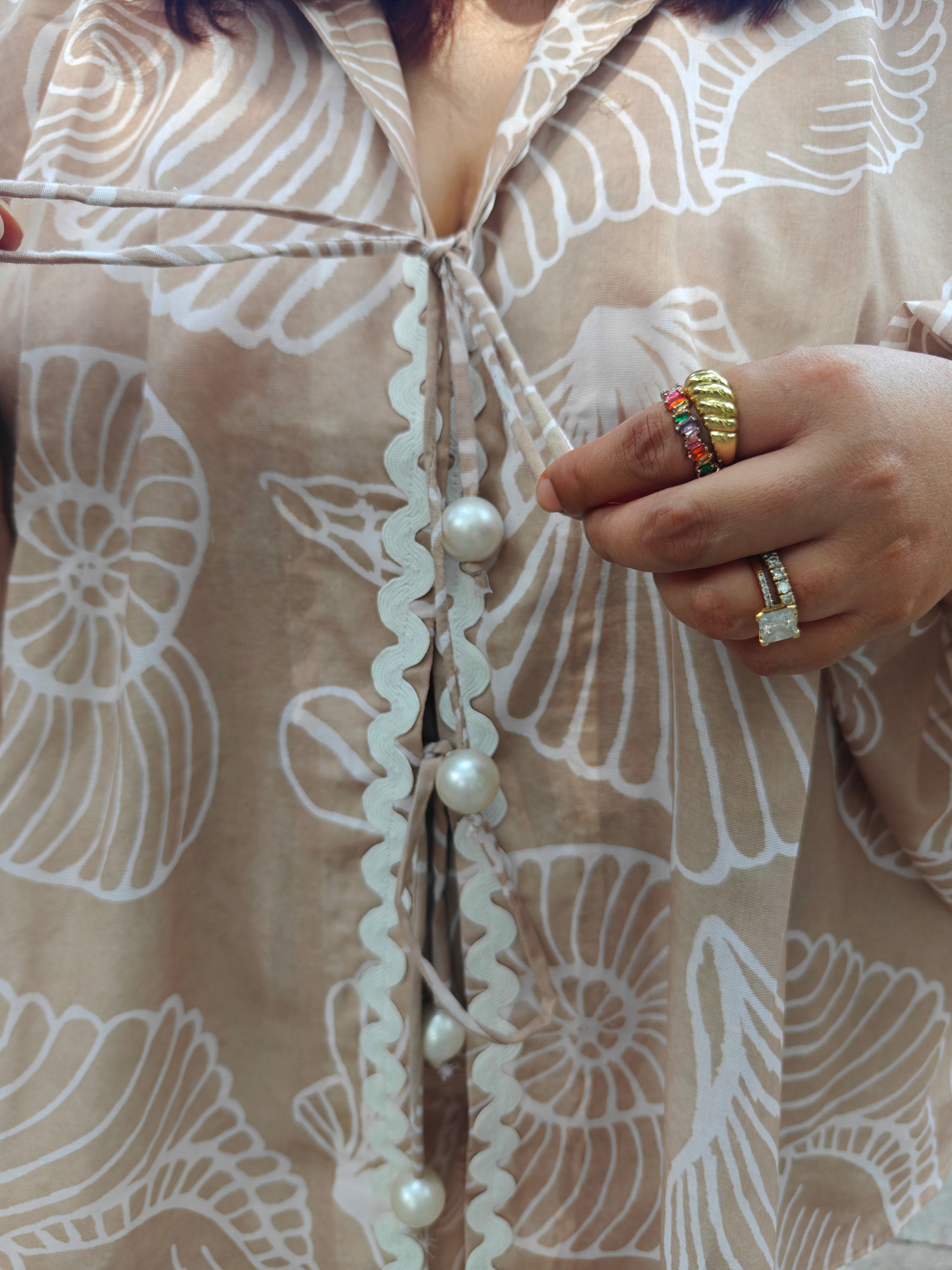 Shell top pants co-ord.