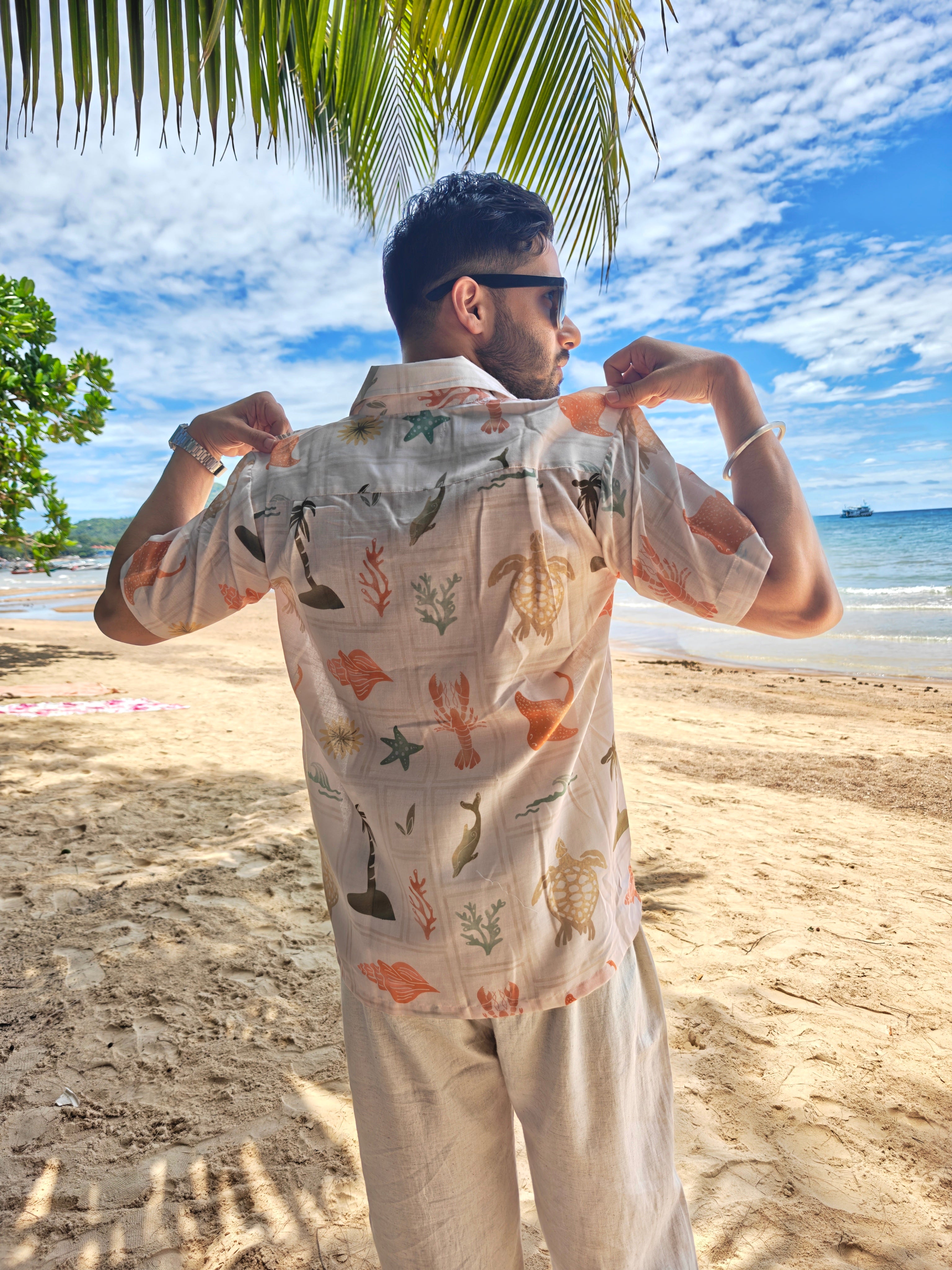 Aqua shirt