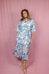 Brush Stroke kaftan Dress