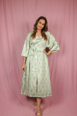 Mint leaf Kimono two way dress