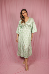 Mint leaf Kimono two way dress