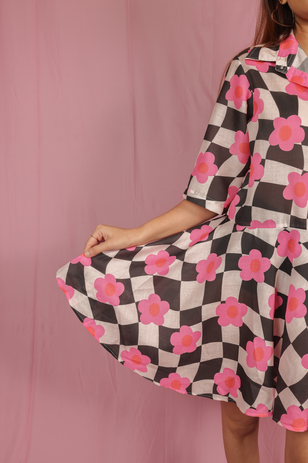Flower Power short shirt Dress
