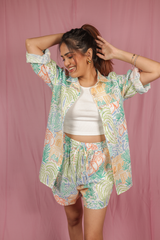 Doodle Town Shirt Shorts co-ord