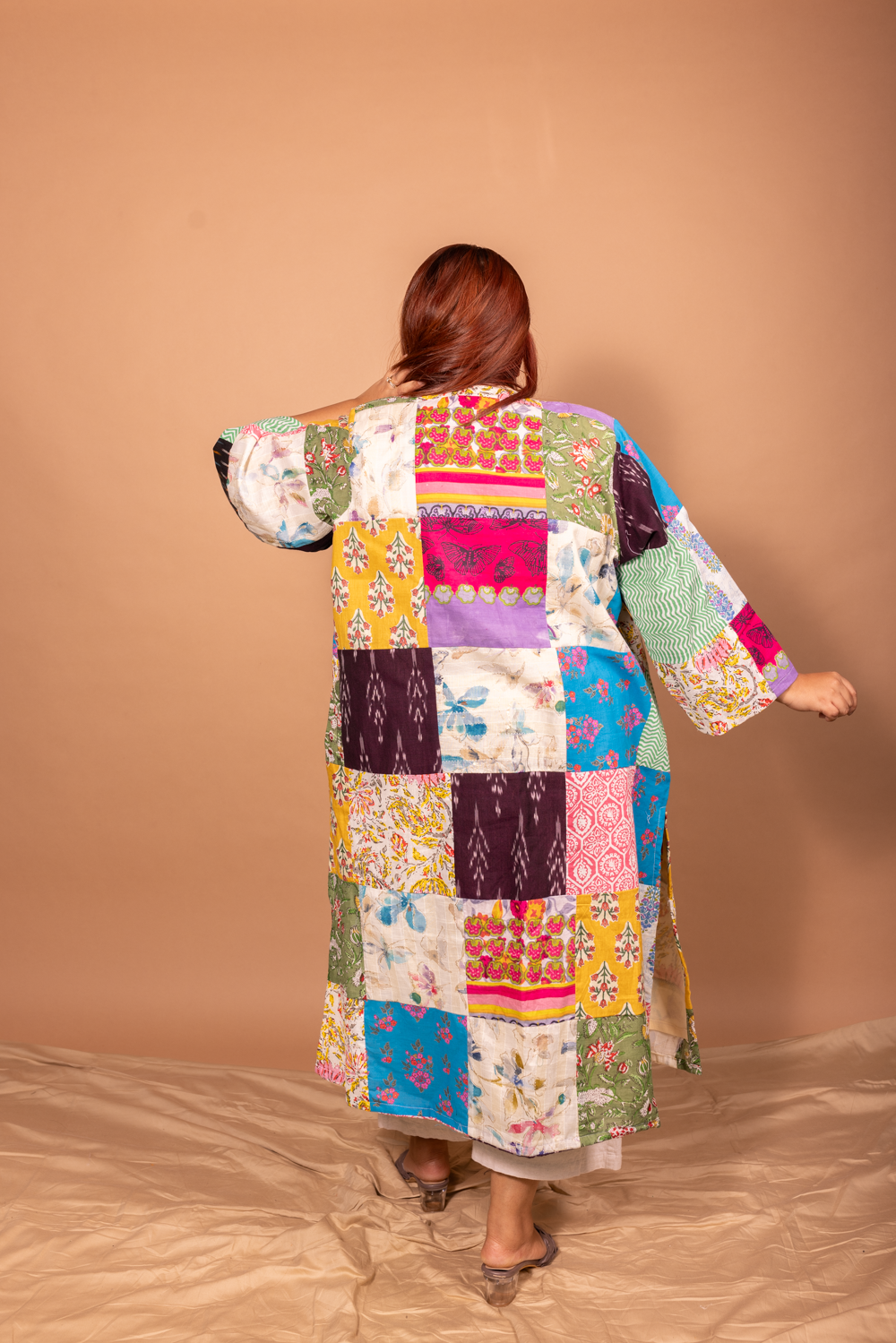 Zero waste patchwork jacket