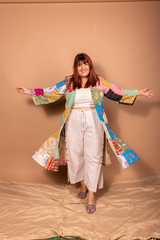Zero waste patchwork jacket