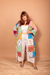 Zero waste patchwork jacket